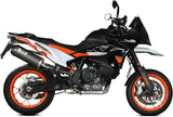 Tubo De Escape Con Homologación Acústica Oval Acero Negro Carbono - Mivv Compatible Con Ktm 890 Smt (2023-2024)