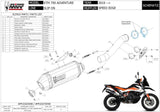Exhaust Tip With Noise Certification Speed Edge Stainless Steel Carbon - Mivv Compatible With Ktm 790 Adventure R (2019-2020)