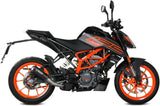 Tubo De Escape Sin Catalizador Y Sin Homologación Acústica Mk3 Acero Negro - Mivv Compatible Con Ktm 125 Duke (2021-2023)