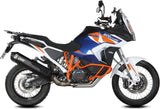 Tubo De Escape Con Homologación Acústica Speed Edge Acero Negro Carbono - Mivv Compatible Con Ktm 1290 Super Adventure - R - S - T (2021-2024)