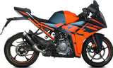 Tubo De Escape Con Homologación Acústica Gppro Carbono - Mivv Compatible Con Ktm Rc 390 (2021-2024)