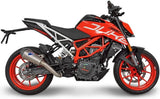 Tubo De Escape Sin Homologación Acústica Relevance Titano Copa Carbono - Termignoni Compatible Con Ktm 390 Duke (2017-2019)