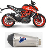 Tubo De Escape Sin Homologación Acústica Relevance Titano Copa Carbono - Termignoni Compatible Con Ktm 390 Duke (2017-2019)