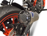 Tubo De Escape Sin Homologación Acústica Gp2R-Rht Titano Copa Aluminio - Termignoni Compatible Con Ktm 390 Duke (2017-2019)