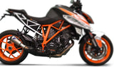 Tubo De Escape Sin Homologación Acústica Gp2R-Rht Titano Copa Aluminio - Termignoni Compatible Con Ktm 1290 Super Duke R (2017-2019)