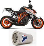 Tubo De Escape Sin Homologación Acústica Gp2R-R Acero Inox - Termignoni Compatible Con Ktm 1290 Super Duke R (2017-2019)