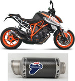 Tubo De Escape Sin Homologación Acústica Gp Carbono - Termignoni Compatible Con Ktm 1290 Super Duke R (2017-2019)
