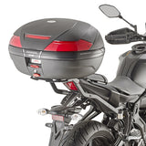 Top Case K29N 29 Lt + Rear-Rack Monolock - Kappa Moto Compatible With Yamaha Mt-07 (2018-2020)