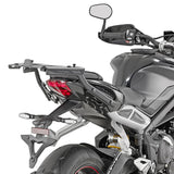 Top Case K47Nt Manta 47 Lt + Rear-Rack Monolock - Kappa Moto Compatible With Triumph Street Triple 765 (2017-2019)