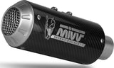 Exhaust Tip With Noise Certification Mk3 Carbon - Mivv Compatible With Yamaha Yzf 1000 R1 (2015-2022)