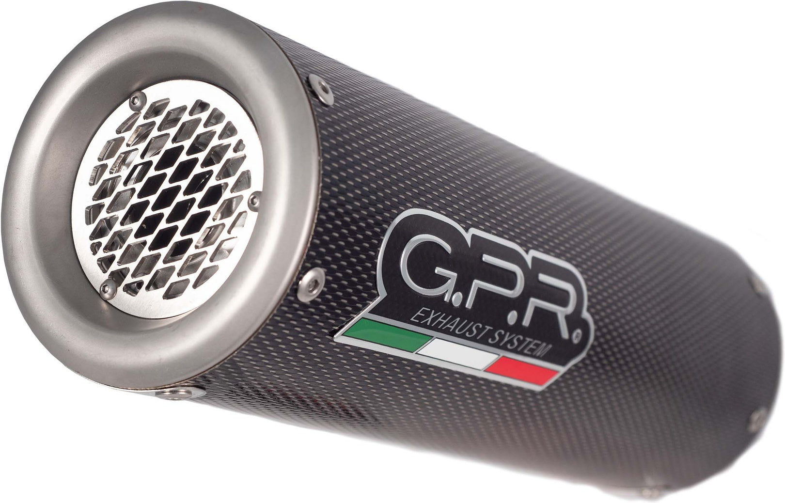 Catalytic Exhaust Tip With Sound Certification M3 Carbon Look - Gpr Compatible With Mv Agusta Brutale 800 (2012-2016)