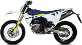 Sistema De Escape Completo Sin Catalizador Y Sin Homologación Acústica Str1 Acero Negro - Mivv Compatible Con Husqvarna 701 Enduro - Supermoto (2021-2024)