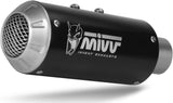 Uncatalysed Exhaust System Without Sound Certification Mk3 Steel Black - Mivv Compatible With Ktm 125 Duke (2024)