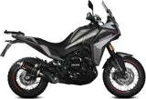 Tubo De Escape Con Homologación Acústica Dakar Acero Negro - Mivv Compatible Con Moto Morini X-Cape 649 (2021-2024)