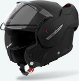 Casco Modular Para Moto Airoh Mathisse Ii - Mth211 Thermoplastic Hrt Negro Mate Color Talla M