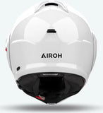 Casco Modular Para Moto Airoh Mathisse Ii - Mth214 Thermoplastic Hrt Blanco Gloss Color Talla M