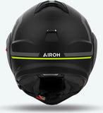 Casco Modular Para Moto Airoh Mathisse Ii - Mth2G31 Thermoplastic Hrt Amarillo Mate Genius Talla Xs