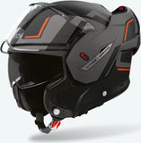 Casco Modular Para Moto Airoh Mathisse Ii - Mth2G32 Thermoplastic Hrt Naranja Mate Genius Talla Xxxl