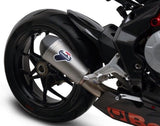 Complete Exhaust System Without Catalytic Converter And Without Sound Certification Relevance Titanium Carbon Cap - Termignoni Compatible With Mv Agusta F3 675 (2012-2020)