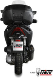 Tubo De Escape Con Catalizador Y Homologación Acústica Mover Acero Negro - Mivv Compatible Con Honda Adv 350 (2022-2024)