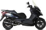 Sistema De Escape Completo Con Catalizador Y Homologación Acústica Mover Acero Negro - Mivv Compatible Con Kymco Downtown 125 (2009-2016)