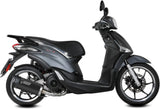 Sistema De Escape Completo Con Catalizador Y Homologación Acústica Mover Acero Negro - Mivv Compatible Con Piaggio Liberty 125 (2019-2024)