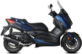 Tubo De Escape Sin Catalizador Y Sin Homologación Acústica Mover Acero Negro - Mivv Compatible Con Yamaha X-Max 400 (2017-2020)
