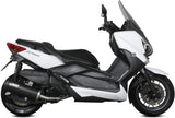 Tubo De Escape Con Catalizador Y Homologación Acústica Mover Acero Negro - Mivv Compatible Con Yamaha X-Max 400 (2013-2016)