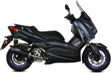Tubo De Escape Con Catalizador Y Homologación Acústica Mover Acero Negro - Mivv Compatible Con Yamaha X-Max 300 (2021-2024)