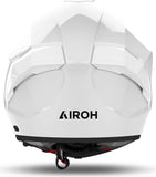 Casco Integral Para Moto Airoh Matryx - Mx14 Composite Carbon Blanco Gloss Color Talla Xxl