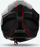 Casco Integral Para Moto Airoh Matryx - Mxcs99 Full Carbon 6K Gloss Carbon Stylish Talla S