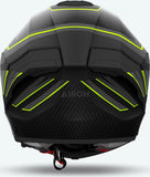 Casco Integral Para Moto Airoh Matryx - Mxse31 Composite Carbon Amarillo Mate Sentinel Talla Xs