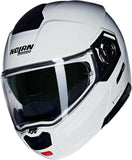 Casco Modular Travelling Para Moto Nolan N90-3 Blanco Classico 305 Talla Xxs