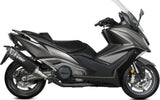Sistema De Escape Completo Sin Catalizador Y Sin Homologación Acústica Sr-1 Titano Negro - Mivv Compatible Con Kymco Ak 550 (2021-2024)