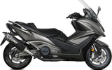 Tubo De Escape Sin Catalizador Y Sin Homologación Acústica Sr-1 Titano Negro - Mivv Compatible Con Kymco Ak 550 (2021-2024)