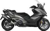Tubo De Escape Con Catalizador Y Homologación Acústica Sr-1 Acero Negro - Mivv Compatible Con Kymco Ak 550 (2021-2024)