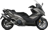 Tubo De Escape Sin Catalizador Y Sin Homologación Acústica Sr-1 Acero Negro - Mivv Compatible Con Kymco Ak 550 (2021-2024)