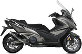 Tubo De Escape Sin Catalizador Y Sin Homologación Acústica Gppro Acero Negro - Mivv Compatible Con Kymco Ak 550 (2021-2024)