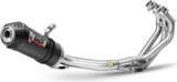 Sistema De Escape Completo Sin Catalizador Y Con Homologación Acústica Oval Carbono Carbono - Mivv Compatible Con Yamaha Tracer 900 (2013-2020)