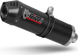 Exhaust Tip With Noise Certification Oval Carbon Carbon - Mivv Compatible With Bmw R 1150 Gs (1999-2003)