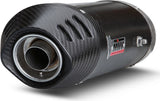 Tubo De Escape Con Homologación Acústica Oval Carbono Carbono - Mivv Compatible Con Honda Cbr 600 Rr (2003-2004)