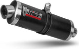 Exhaust Tip With Noise Certification Oval Carbon - Mivv Compatible With Yamaha Yzf 1000 R1 (2002-2003)