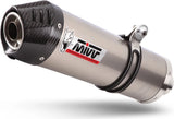 Tubo De Escape Con Homologación Acústica Oval Titano Carbono - Mivv Compatible Con Bmw F 900 Xr (2020-2024)