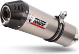 Exhaust Tip With Noise Certification Oval Titanium Carbon - Mivv Compatible With Bmw R 1200 Gs (2004-2007)