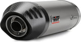 Tubo De Escape Con Homologación Acústica Oval Titano Carbono - Mivv Compatible Con Honda Cbr 600 Rr (2003-2004)