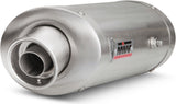 Exhaust Tip With Noise Certification Oval Stainless Steel - Mivv Compatible With Honda Cbr 600 Rr (2005-2006)