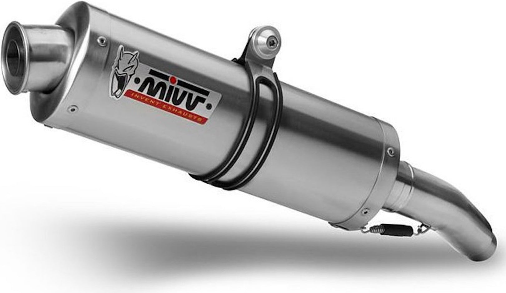 Non-Catalytic Exhaust Tip With Sound Certification Oval Stainless Steel - Mivv Compatible With Aprilia Rsv 1000 (1998-2003)