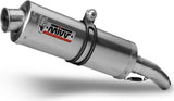 Catalytic Exhaust Tip With Sound Certification Oval Stainless Steel - Mivv Compatible With Suzuki Sv 650 (2004-2015)