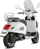 Sistema De Escape Completo Sin Catalizador Y Con Homologación Acústica Delta Race Acero Negro Carbono - Mivv Compatible Con Piaggio Vespa Gts 300 (2008-2020)