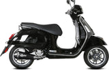 Tubo De Escape Sin Catalizador Y Con Homologación Acústica Delta Race Acero Negro Carbono - Mivv Compatible Con Piaggio Vespa Gtv 300 (2023-2024)